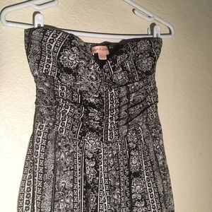 NWT Band of Gypsies strapless jumpsuit; size M